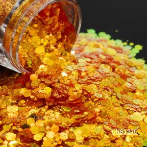 2023 New-Arrival Aurora High Flash Chunky Mixes Glitter Fantasy Nail Arts/Resin Crafts/Jewelry Decorations