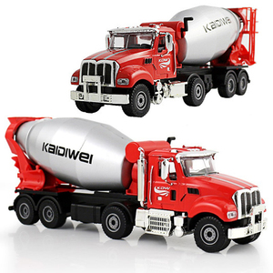 Concrete Mixer <strong>Lorry</strong> 1/50 Cement Mixer Truck Alloy Die-cast Model Construction Truck <strong>Toy</strong> - Product Image 1
