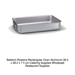 Bandeja Rectangular para Asar de Aluminio 36.5 × 28.2 × 7 h cm Ballarini - Product Image 2