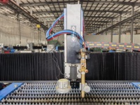 HUAXIA 2024 Meilleur Prix Machine de Découpe Plasma CNC Haute Précision Type Table pour Tôles Métalliques en Fer