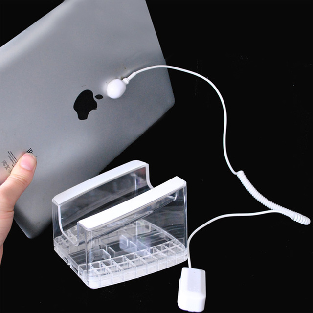 Anti-Theft Tablet Display Stand with Alarm Built-in Battery Standalone Security iPad Holder for Retail Store