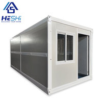 Maison portable préfabriquée en conteneur pliable bon marché Maison mobile pliante préfabriquée 1 chambre à coucher