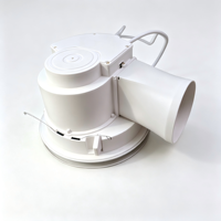 Extractor de Aire Impermeable de Fácil Instalación para Techo, Baño o Inodoro, sin Luz