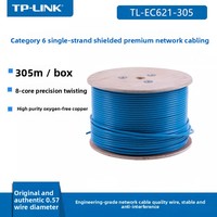 Câble réseau TP-LINK TL-EC5e-100A/305A Catégorie 5e non blindé en cuivre sans oxygène à paires torsadées 100m / 305m