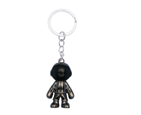 Custom Metal Key Ring Space Human Robot Astronaut Car Keychain Girl Key Pendant Birthday Gift Astronaut Space Toy