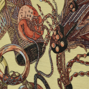 Peinture sur soie de mode rétro contemporaine haut de gamme Art mural vintage européen - Product Image 1