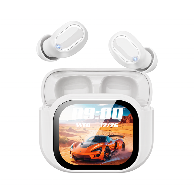 New Wireless Blue Tooth TWS Earphone Smart Screen Sports In-Ear Stereo Earbuds Touch Control AI Translation Casques Ecouteurs