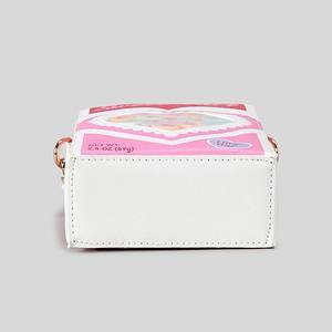 กระเป๋าสะพายข้าง PU ลายหัว<span class=keywords><strong>ใจ</strong></span>น่ารัก สีชมพู ตัวอักษรแบบลูกกวาด สำหรับผู้หญิงและเด็กผู้หญิง - Product Image 2