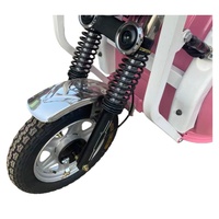 Navette électrique à trois roues, tricycle touristique rose pour zone touristique et hôtel