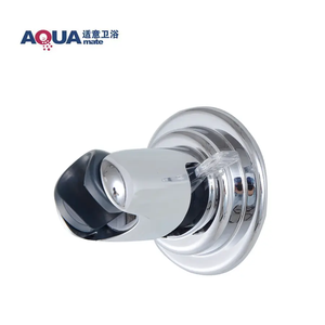 2024 Aquamate usine pas de perçage sans clou salle de bain Chrome support de douche ABS plastique ventouse support de douche réglable - Product Image 3
