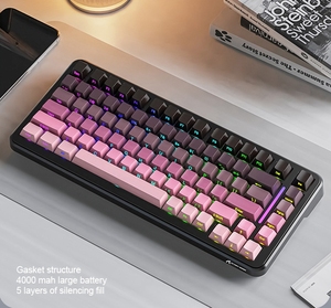 Tấn công cá mập M86 không dây 3-chế độ Bàn Phím Cơ khí đầy đủ phím hot-swappable xung đột-miễn phí RGB chơi Game bàn phím - Product Image 5