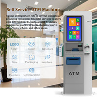 Terminal de paiement automatique 24H ATM avec distributeur de billets recycleur de factures et portefeuille multi-devises