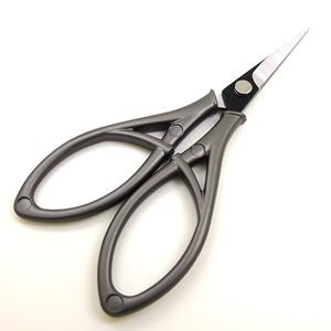 Ciseaux à manche en alliage de style vintage, couleur argent perlé, lame tranchante pour l'artisanat et la décoration intérieure - Product Image 5