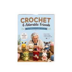 Libro de crochet Haichuang, 6 patrones de adorables amigos, guía paso a paso de amigurumi para principiantes e intermedios - Product Image 5