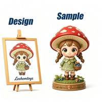 3D Fantasie-Wald Entdecker-Hirsch-Statue Kawaii Elch mit Leuchtender Laterne Figur mit Kunststoffbasis Umweltfreundliches Modellspielzeug nach Maß