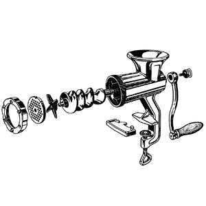 Picadora de carne Westmark con 4 cuchillas y disco de molienda con orificios de 4,5 mm - Product Image 1