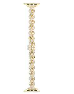 Correas de Reloj Inteligente para Mujer con Pedrería Brillante, Transpirables, de 38 mm y 42 mm, Compatibles con <span class=keywords><strong>Apple</strong></span> <span class=keywords><strong>Watch</strong></span> Series 7 y 5, de Acero Inoxidable - Product Image 5