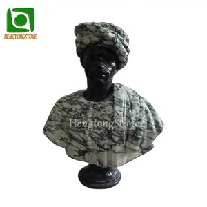 Mármol natural Africana busto escultura