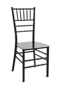 Vente en gros de coussin de chaise Chiavari noir Empilable Tiffany Sièges Mariages Événements Banquets Hôtels Restaurants Villas - Product Image 2