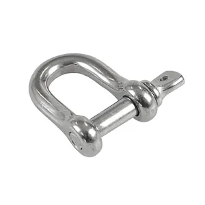 Excellent Quality Safety Protection Stainless Steel Chemical Inertness Straight D Shackle European Type