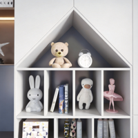 Ensemble de chambre à coucher en bois efficace et peu encombrant, multifonctionnel, avec armoire intégrée, lit et bureau pour ordinateur portable, pour une utilisation moderne à la maison, à l'hôtel ou à l'hôpital