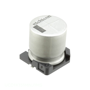 ตัวเก็บประจุแบบติดผิวหน้า (Surface Mount) ยี่ห้อ Manufacturer Channel รุ่น UCD1K151MNJ1MS ความจุ 150 ไมโครฟารัด (uF) ค่าความคลาดเคลื่อน 20% แรงดัน 80 โวลต์ ชนิด SMD - Product Image 1