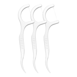 Fil dentaire en PE de qualité alimentaire réutilisable en vrac, saveur menthe, certifié CE, cure-dents en plastique, brosse interdentaire pour adultes - Product Image 1