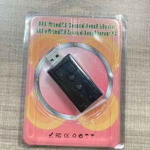 การ์ดเสียง USB ภายนอก 7.1 ช่องสัญญาณ พร้อมปุ่มควบคุมระดับเสียง สำหรับพีซี แล็ปท็อป ช่องสัญญาณเสียงออก - Product Image 3