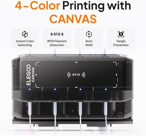 Impresora 3D Industrial de Doble Extrusor Elegoo Centauri Carbon 2 Combo CC2 con Soporte para PLA |   Impresora 3D Multicolor - Product Image 2