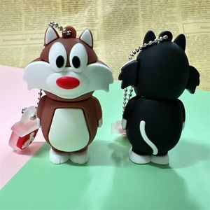 <span class=keywords><strong>Sylvester</strong></span> Usb Flash Drive 2,0 16GB 32GB Pendrive USB 3,0 64GB Memory Stick 4GB 8GB Black Cat Flash Drive 128GB - Product Image 4