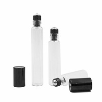 Mini flacons en verre de 10 ml, 15 ml, 20 ml pour parfum, bouteilles roll-on vides pour huiles essentielles avec sérigraphie, diffuseur