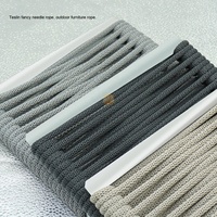 Tricotage tubulaire personnalisé et élégant pour la fabrication de cordons, destiné aux meubles de jardin et aux chaises de loisirs