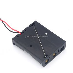 5 #   Boîte à piles 3 cellules 3AA 5 #   Support de batterie 3 cellules avec fil de 10 cm, rivet en fer, ressort en fer - Product Image 4