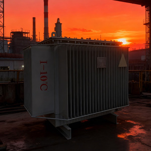 หม้อแปลงไฟฟ้าสามเฟสแบบจุ่มน้ำมัน 400KVA/11KV/400V รุ่น S11 ความถี่ 50/60Hz แรงดันคู่ ขดลวดทองแดงแท้ S11-M/S13 - Product Image 1