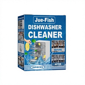 Jue-Fish Eco Friendly Automatic Dishwasher <b>Detergent</b> Powder with Orange Fragrance Disposable for Deep Cleaning - Product Image 4
