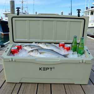 Nevera Rotomoldeada de 190QT al por Mayor con Ruedas, Caja de Hielo Resistente de Material PE <span class=keywords><strong>para</strong></span> Pesca y Caza, Logotipo Personalizado OEM - Product Image 1