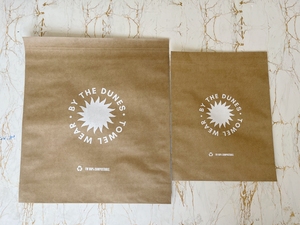 Phân hủy sinh học Kraft các tông phong bì quần áo giấy bưu phẩm xé dải đáy phẳng túi phong bì với logo - Product Image 3