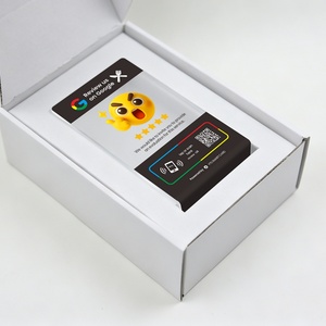 Support de menu personnalisable en acrylique PVC transparent mat avec NFC pour avis Google et code QR imprimable pour restaurant - Product Image 6