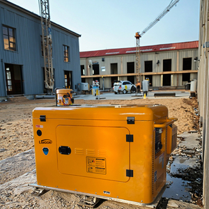 Generator diesel daya mesin Diesel menghasilkan konsumsi bahan bakar rendah 12kW senyap untuk rumah senyap - Product Image 1