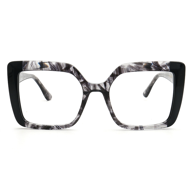 Cat72 New High-end Fashion Trend Large Eyeglass Frame Color Cat Glasses Italian Mazucchelli Ingredient Acetate Women's Frame