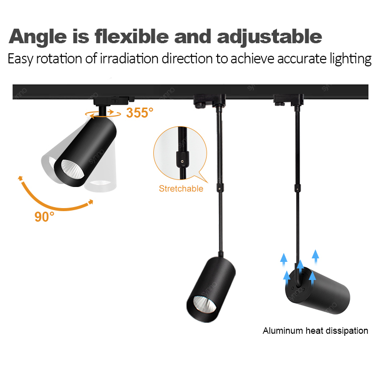 Adjustable Commercial Aluminum Light Dimmable for