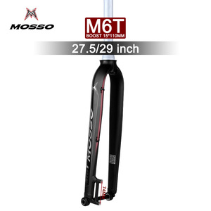 Mosso 27.5-29 Inch Sợi Carbon Xe Đạp Ngã Ba Với Hợp Kim Vương Miện Đĩa Phanh Bmx Phía Trước Ống Hình Nón Leo Núi Treo Ngã Ba Đường Xe Đạp - Product Image 2