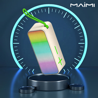 Maimi speaker game portabel kecil, lampu LED bluetooth USB nirkabel RGB pemutar mp3 mikrofon pesta musik