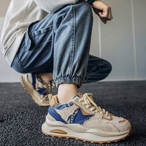 Nouvelles chaussures de sport décontractées pour hommes printemps 2026, respirantes, en maille, à semelle souple, pour adolescents - Chaussures de papa élégantes, tendance de la mode, imperméables - Product Image 5