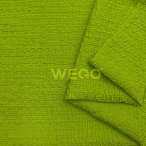 थोक 100% पॉलिएस्टर बुलबुला कपड़े बुना हुआ क्रेप बबल क्रीम खिंचाव ठोस रंगीन कपड़े - Product Image 3