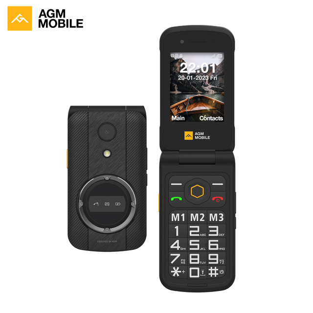 [Factory] AGM M8 2.4 Inch Drop Proof Rugged Flip Phones Smart Phone Flip Flip Low Price China Mobile Phone