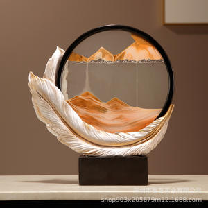 Feihuang Tengda créatif Quicksand ornement salon meuble TV entrée table ornement résine artisanat décoration en gros - Product Image 3