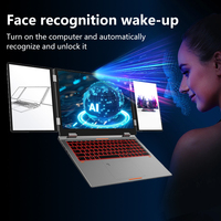 Portable 16 pouces étendu trois moniteurs ordinateur portable LCD IPS empreinte digitale déverrouiller ordinateurs portables ordinateur Core I7 1 to SSD HDD 16GB DDR4