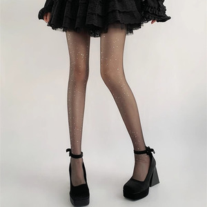 Wholesale Lady's Shimmering Hosiery Sheer Stockings with Glitter and <strong>Sequin</strong> Decorations Sexy Fashion <strong>Tights</strong> for Nightclub - Product Image 3