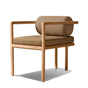 Conjunto de Comedor Moderno para Exteriores, Resistente a la Intemperie, Mesa y Sillas de Teca Minimalistas - Product Image 2